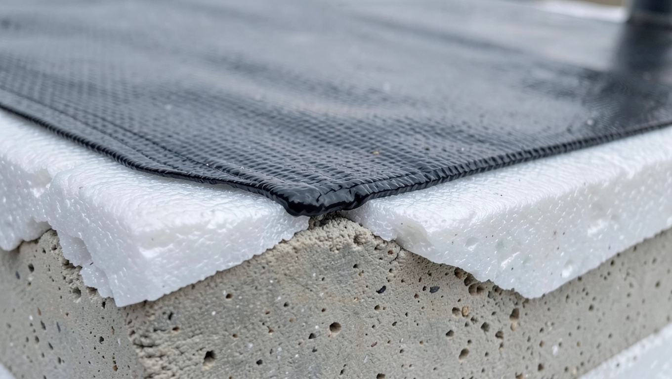 Zakłady papy termozgrzewalnej na chudziaku pod styropian